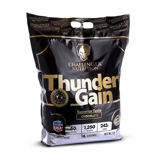 تشالنجر نيوترشن ثاندر جين 12 رطل (شوكولاتة) - Challenger Nutrition Thunder Gain