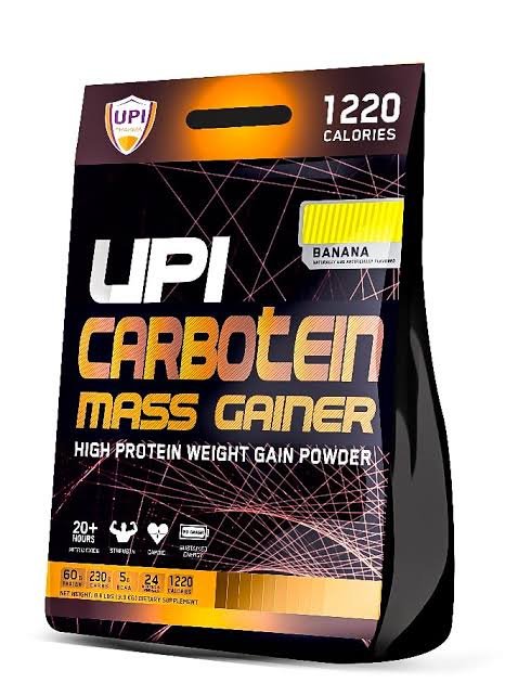 يو بي آي كاربوتین ماس جينر 4 كيلو (موز) - UPI Carbotein Mass Gainer